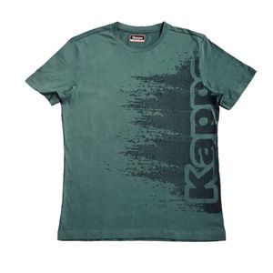 Kappa Logo BACOM Men’s T-shirt 304I4U Slim Fit Short Sleeve Green Pine